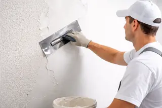 quitar gotele y alisar paredes