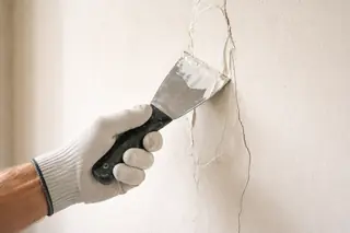 reparación grietas pared